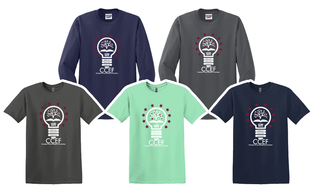 2023-2024 CCEF Tshirt Color options