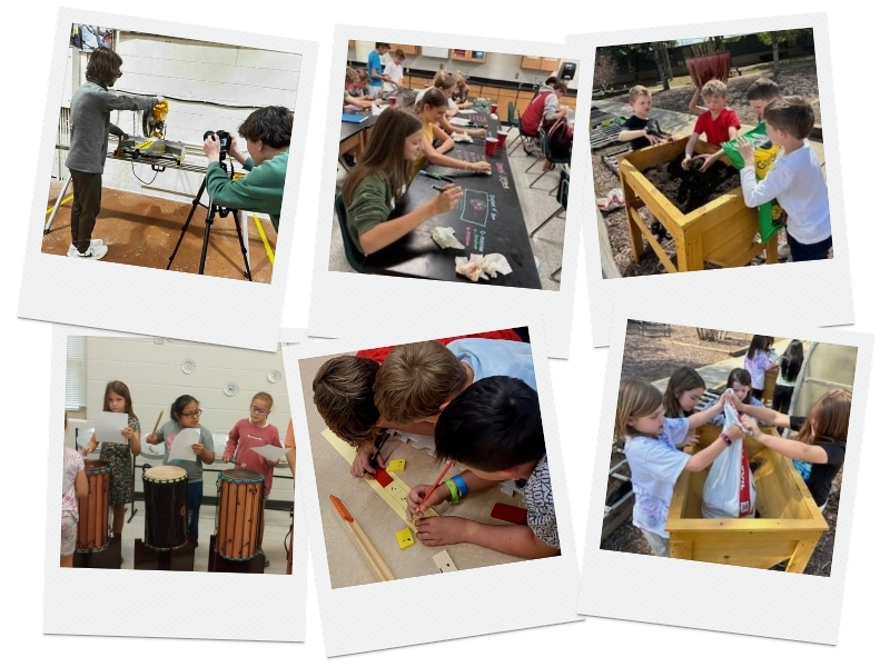 CCEF board presenting an impact grant check for STEM robotics